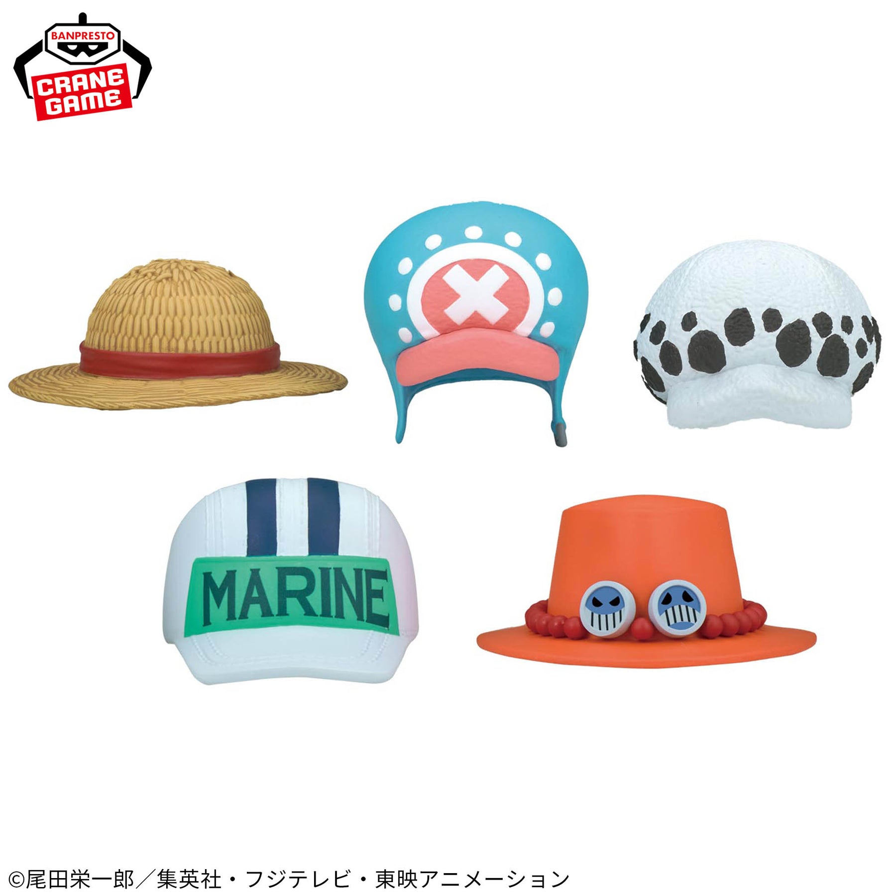 One Piece Set Hat Collection Bandai Banpresto Action Figure