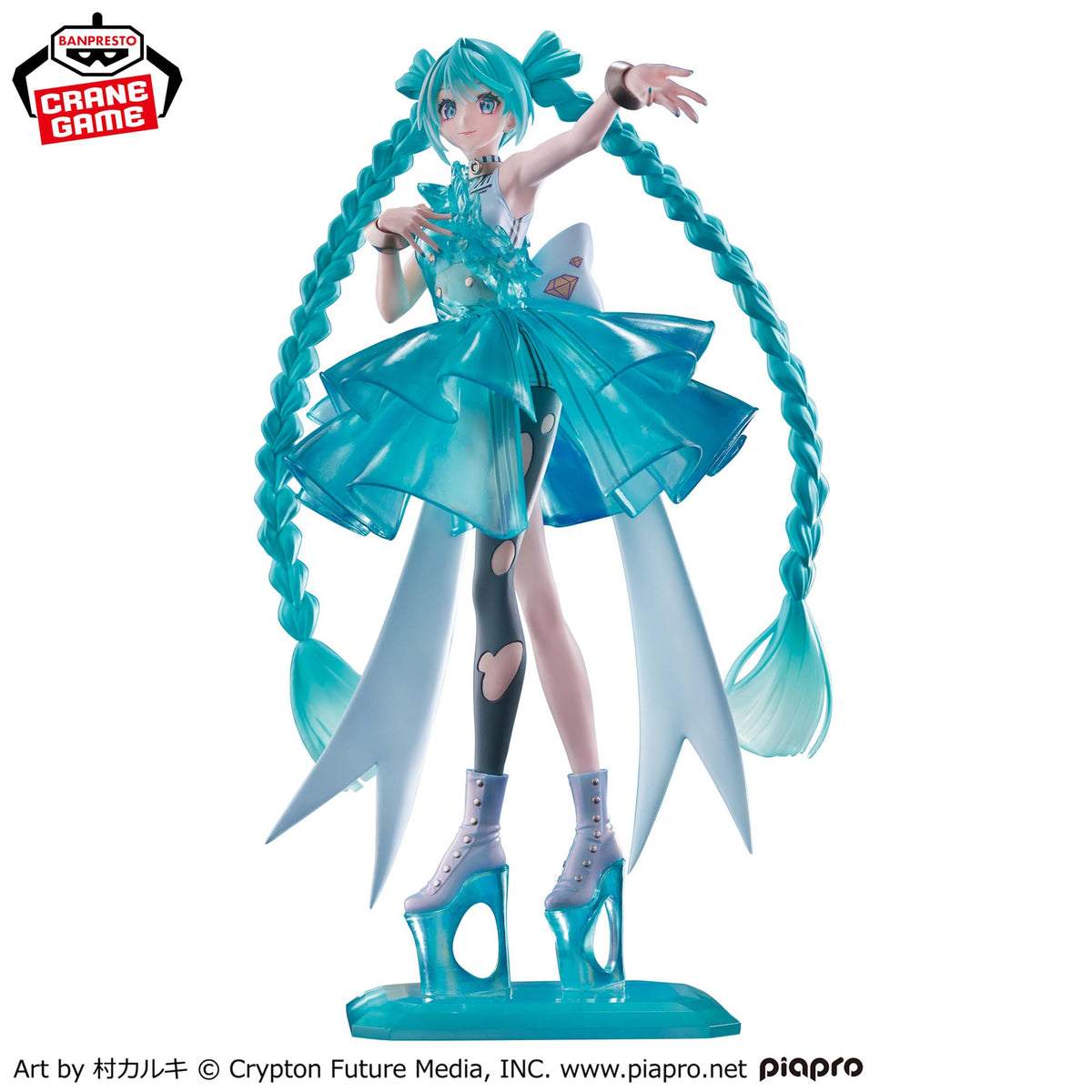Hatsune Miku Evolve Clearluxe EmeraldGem Bandai Banpresto Action Figure
