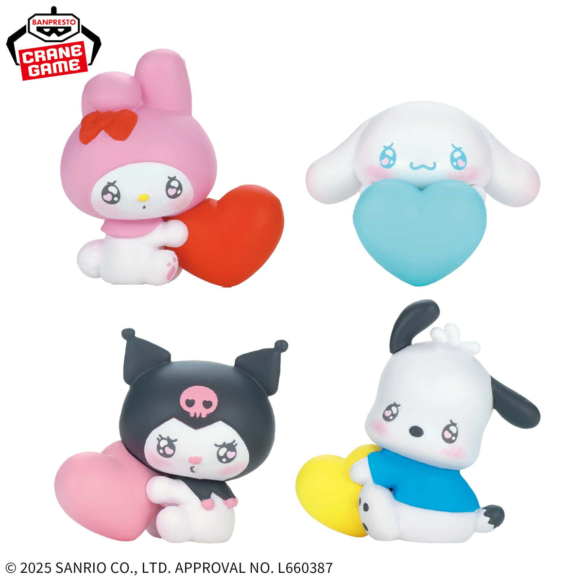 Set de Miniaturas Personagens Sanrio Mini Figure Collection Emokyun Bandai Banpresto Action Figure