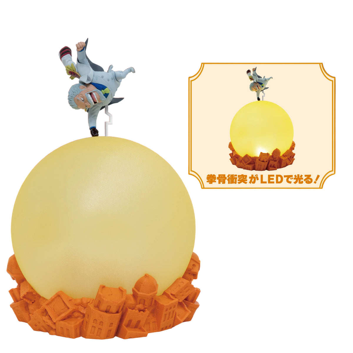 Luminária Monkey D. Garp Room Light Bandai Banpresto Action Figure