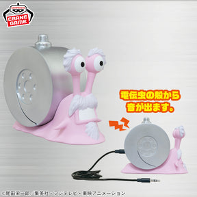 One Piece Den Den Mushi Silver Speaker Ver. Bandai Banpresto Crane Game Action Figure