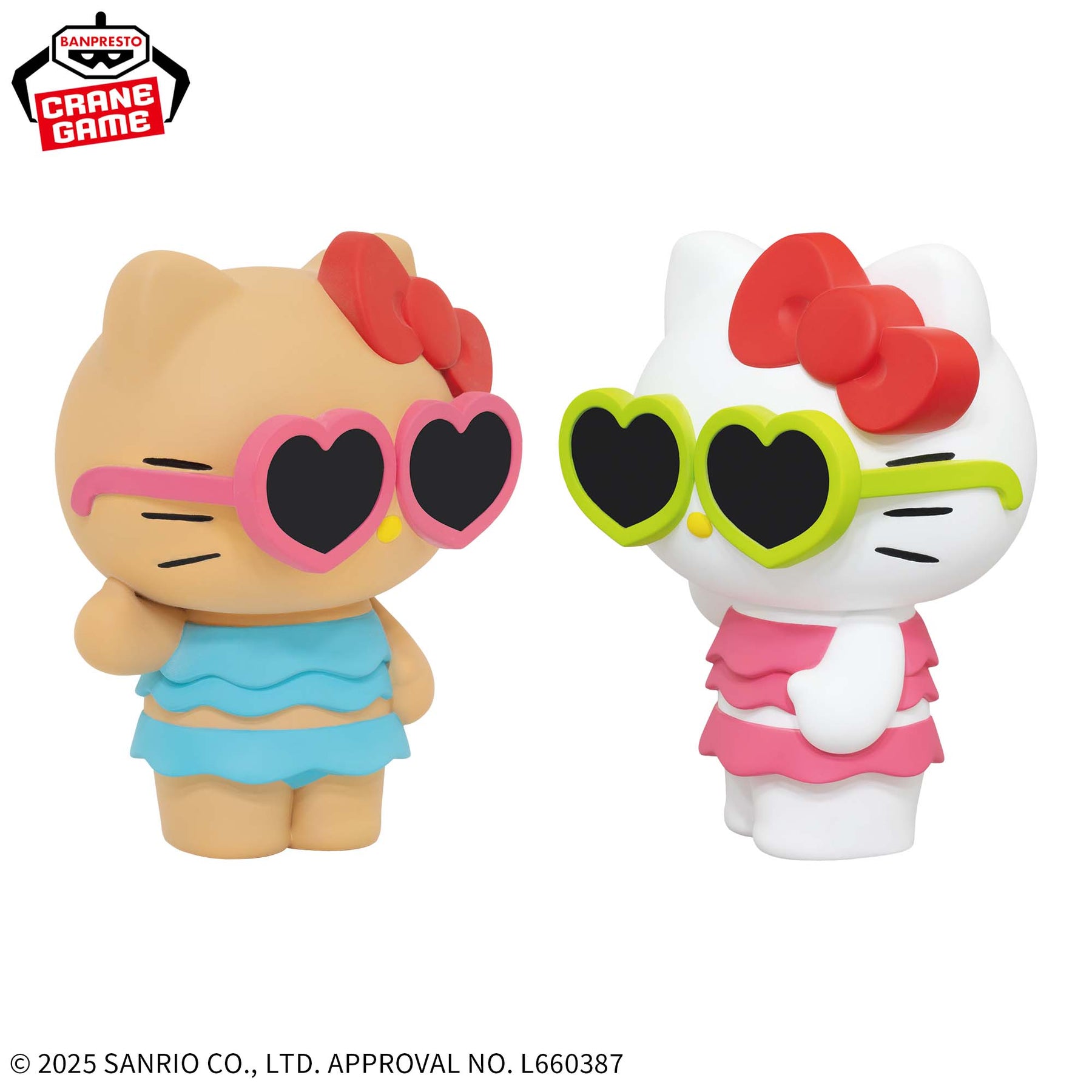 Hello Kitty Verão Sofvimates Bandai Banpresto Action Figure