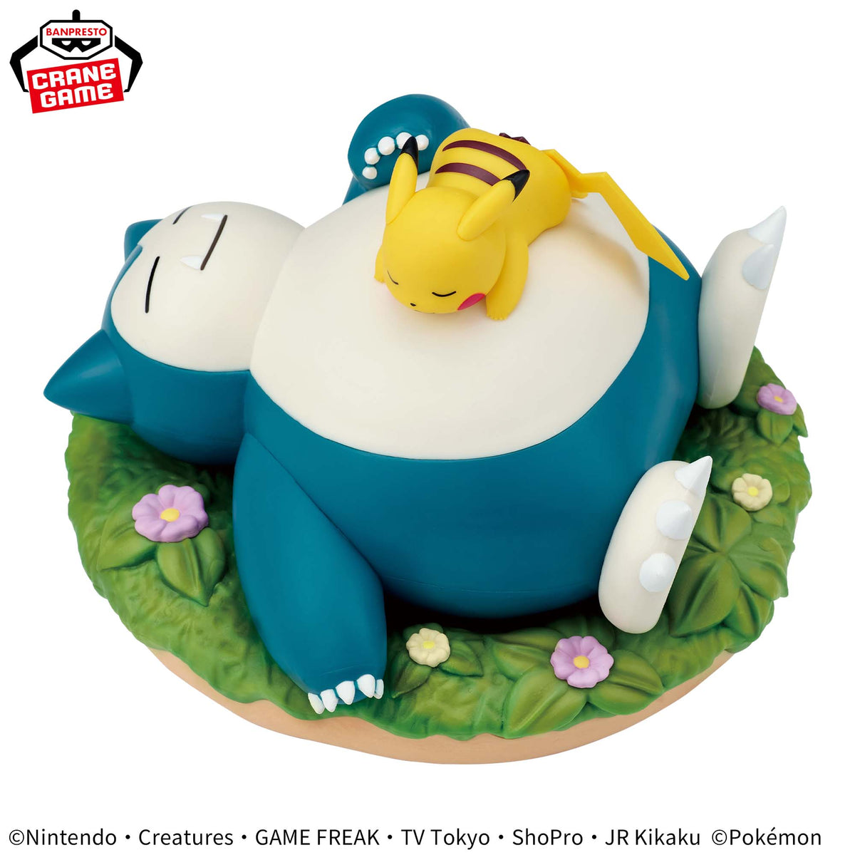 Pikachu & Snorlax Kutsurogi Time Bandai Banpresto Action Figure