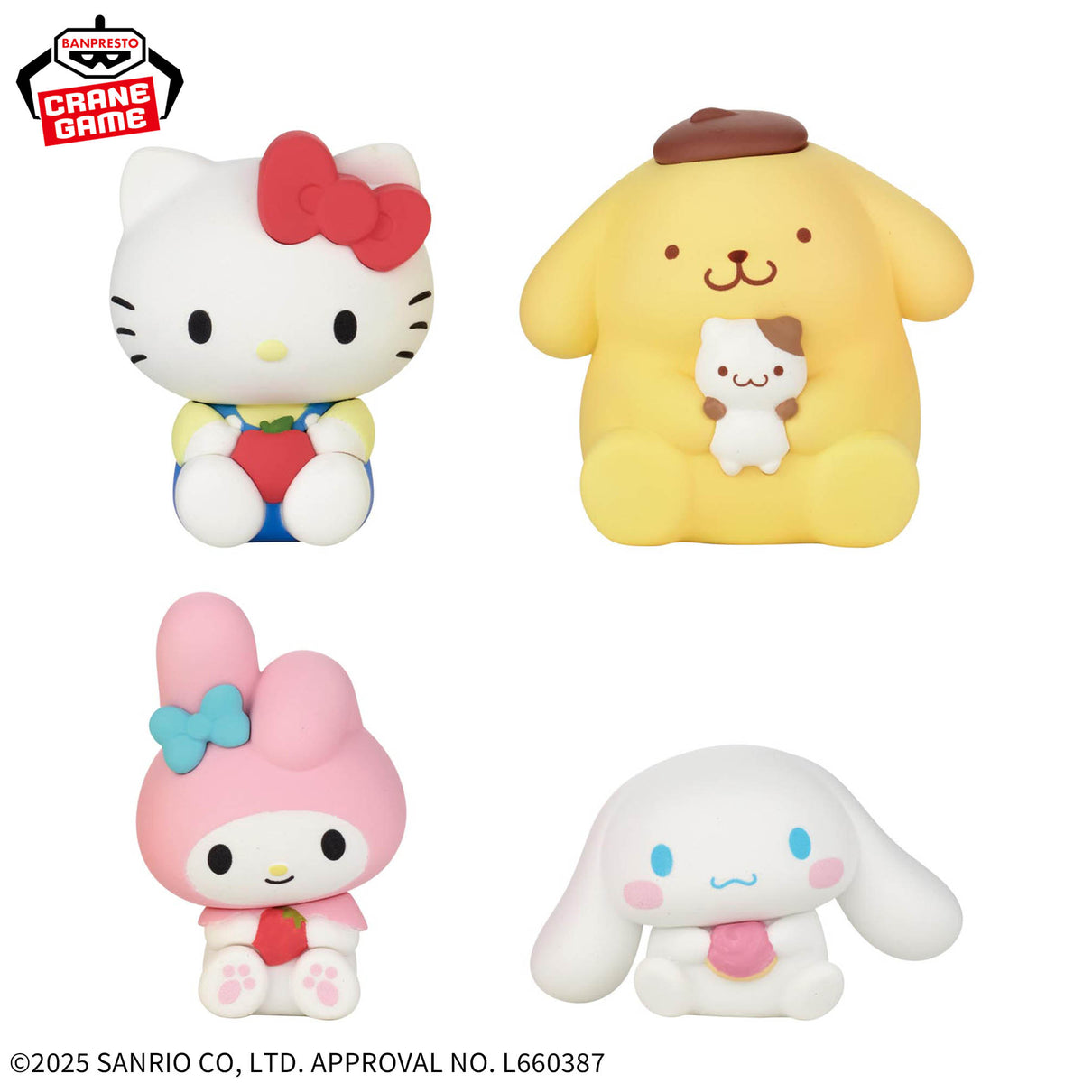 Set de Miniaturas Personagens Sanrio Puchi Koro Friends Bandai Banpresto Action Figure