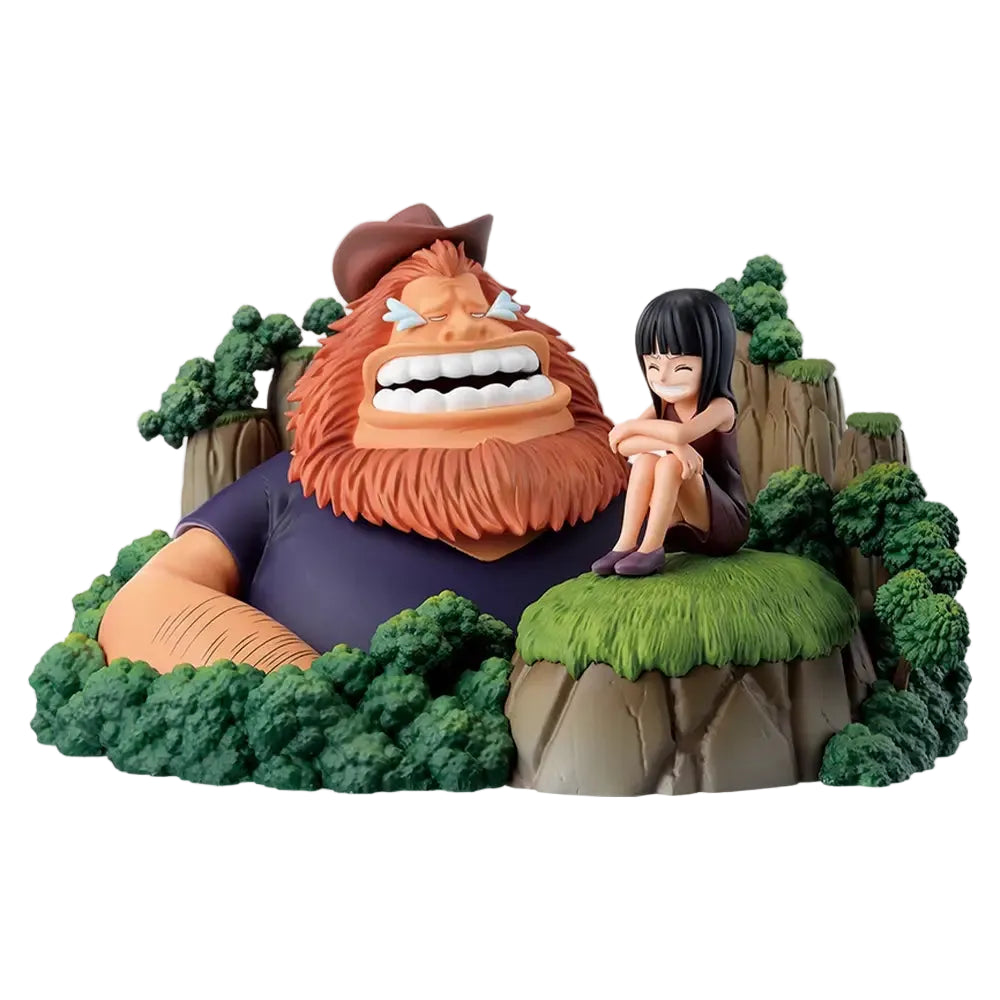 Jaguar D. Saul & Nico Robin Revible Moment Ichiban Kuji Action Figure