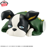 Iggy Sofvimates Relaxando no Uniforme de Noriaki Kakyoin Bandai Banpresto Action Figure