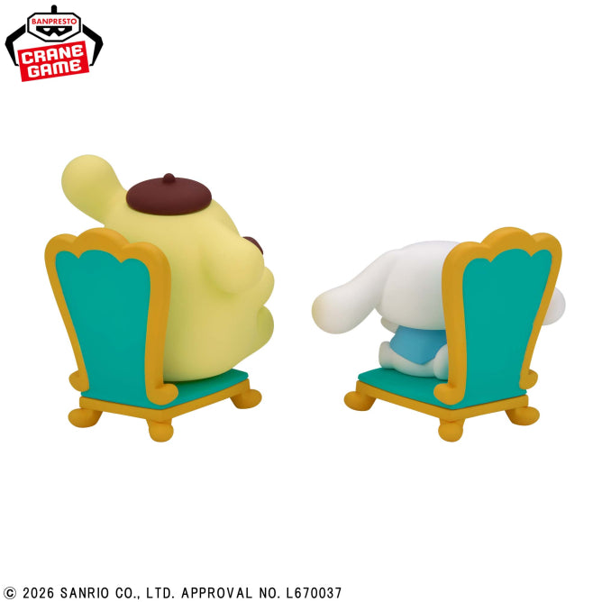 Pompompurin & Cinnamoroll Nakayoshi Memories Tea Party Bandai Banpresto Action Figure