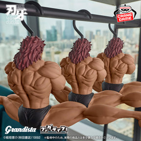 Yujiro Hanma Grandista x Figure Life! Cabide Bandai Banpresto Action Figure