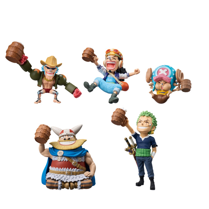 Set de Miniaturas One Piece WCF Banquete 2 Bandai Banpresto Action Figure