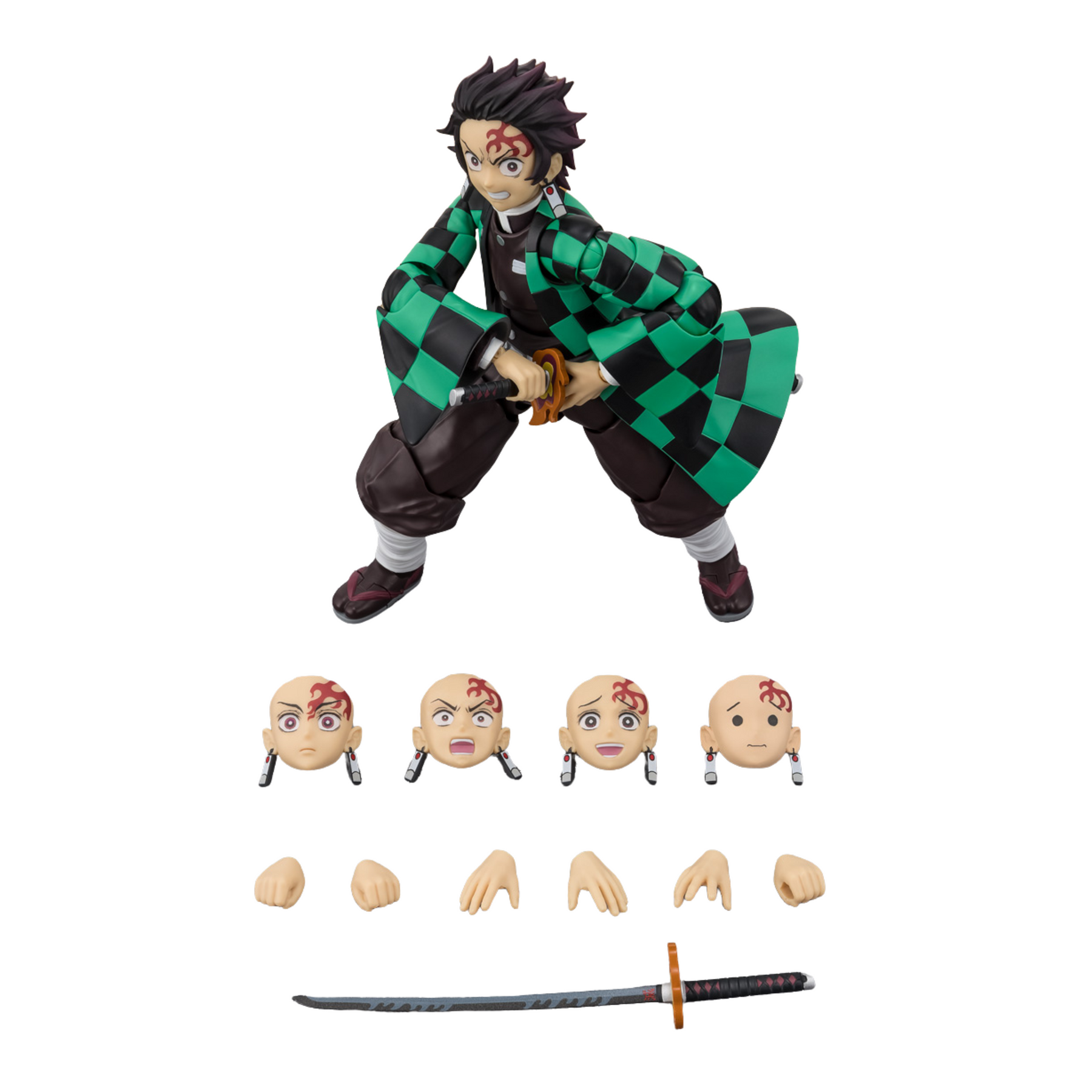 Tanjiro Kamado Castelo Infinito S.H.Figuarts Bandai Action Figure