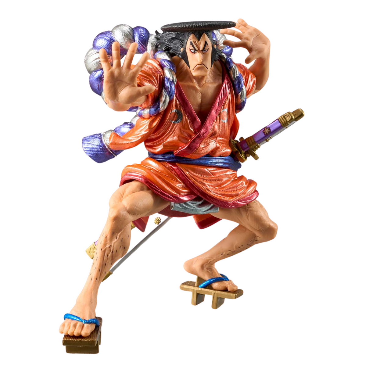 Kozuki Oden King Of Artist Edição Especial Bandai Banpresto Action Figure