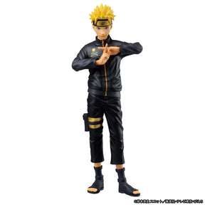 Naruto Uzumaki Grandista Premium Black ver. Mastermind Japan Bandai Banpresto Action Figure