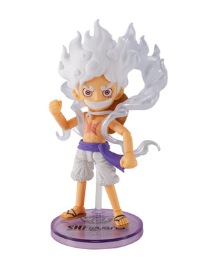 Diorama Monkey D. Luffy Gear 5 WCF Premium Special x Luffy Gear 5 S.H.Figuarts Bandai Action Figure