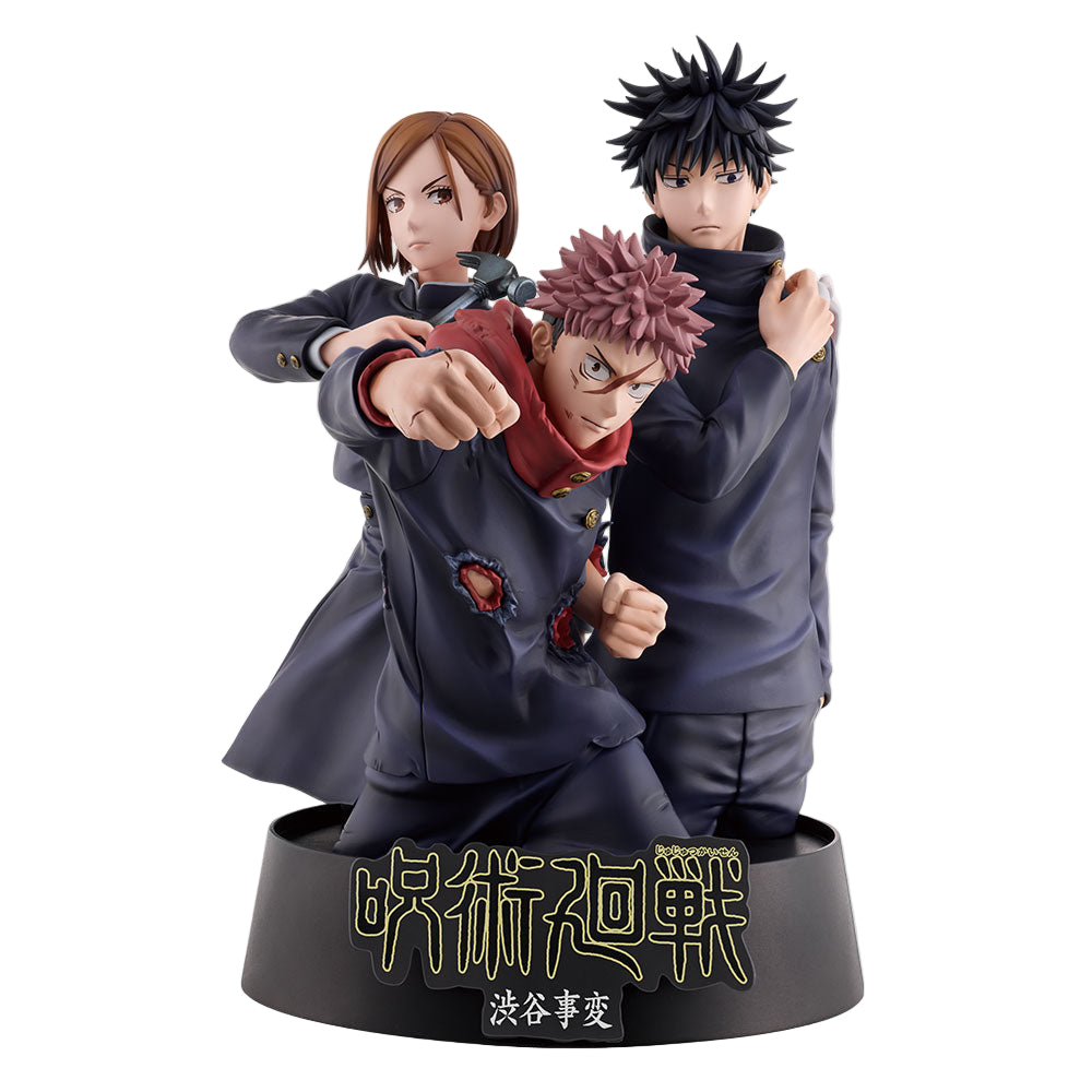 Yuji Itadori, Megumi Fushiguro e Nobara Kugisaki Memorial Ichiban Kuji Action Figure