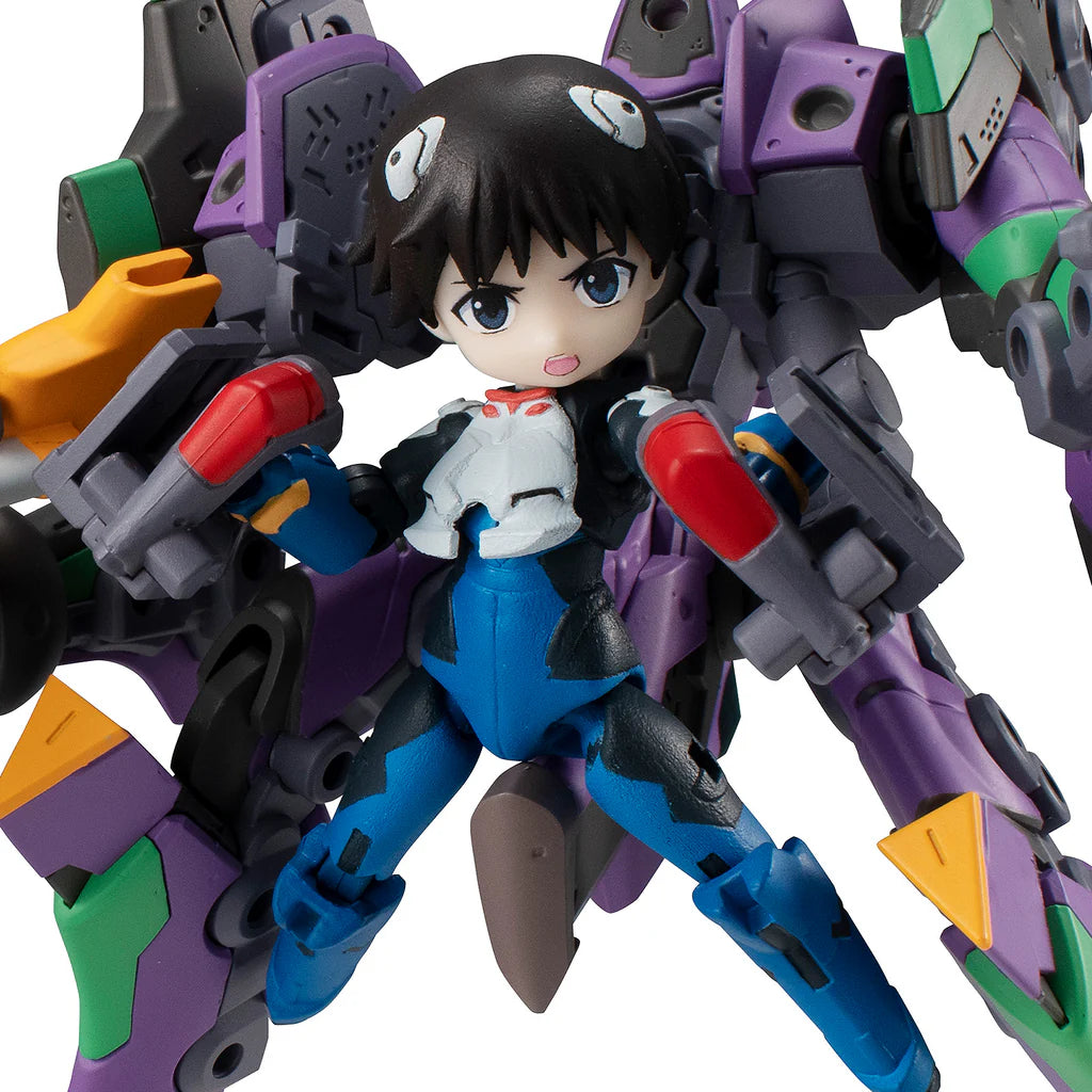 Shinji Ikari & Evangelion Unit-01 Desktop Army MegaHouse Action Figure